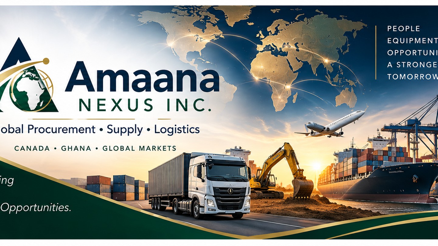 Global logistics with truck, ship, aircraft and port infrastructure